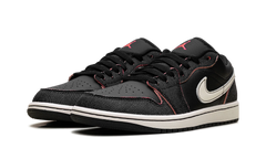 Air Jordan 1 Low SE "Black/Black/Racer Pink/Pale Ivory" IR0842 010