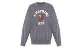 Garment Dye College Relaxed Fit Crewneck Sweatshirt "Charcoal" 1L80113308 CHA
