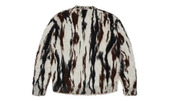 Camo Mohair Crewneck Sweatshirt "White" DT550