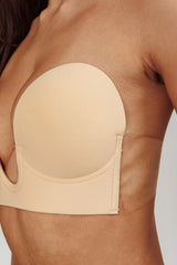 Orla U-Plunge Backless Adhesive Bra Nude