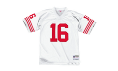 NFL Joe Montana Legacy Jersey "1990 San Francisco 49ers - Scarlet" LGJYAC18051 SF4WHIT90JMO