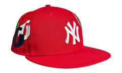 Gallery Dept x New Era - 59FIFTY New York Yankees Fitted Hat "Red" GD111