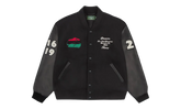 Peace Wreath Varsity Jacket "Black" DT445