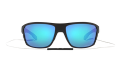 Split Shot Polarized Sunglasses "Matte Black / PRIZM Sapphire" OO9416 33