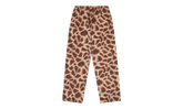 Faux Fur Giraffe Print Sweatpant "Brown" DT540