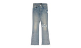 Broken Flare Skinny Jeans "Blue" PF22MDF092_CLAY_INDIGO