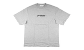 CHALK ARROW SKATE FIT TEE "HEATHER GREY" 44OWOS26T065 030