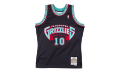 NBA Mike Bibby Reload Swingman Jersey "1998 Vancouver Grizzlies - Black" SMJYCP19289 VGRBLCK98MBI