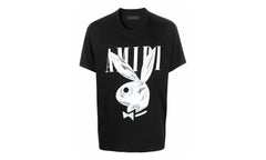 Metallic Playboy Bunny T-Shirt "Black" MJLT013 001