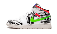 Air Jordan 1 Mid GS "All Over Logos" 554725 143