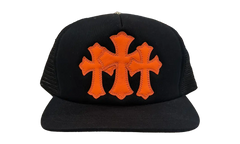 St. Barth Cemetery Trucker Hat "Orange/Black" CHRM1122