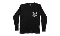 Skull Logo Long Sleeve Knit "Black" STUS321