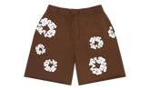 Cotton Wreath Sweatshorts "Brown" DT450
