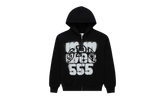 SP555 ZIP HOODIE "Black" SP5der300
