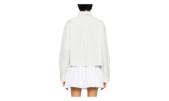 Striped Poplin Shirt WMNS "Cream" MK1659 180U F0061