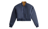 Landry Cropped Satin Bomber Jacket WMNS "Navy" KITH119
