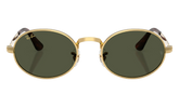 Ray-Ban Bold Metals "A$AP Rocky - Polished Arista Gold with Dark Green Lens" RB3931 001 31
