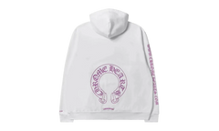 Website Hoodie "White / Purple Glitter" CHRM0710