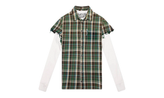 Bender Cut Off Flannel "Green Plaid" SAT002