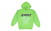 Rhinestone Punk V2 Hoodie "Slime Green" SP5der369