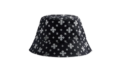 Cross Bandana Bucket Hat "Black/White" PF24HA030120119