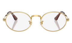 A$AP Rocky Rimless Round Sunglasses "Polished Arista Gold Demo Lens" RB3931V 2500