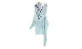 DRAPED EMBROIDERED DRESS "MENTHE" RW DR9022 4778 E22 421
