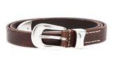 2CM Leather Belt "Brown" A2208BBR