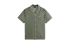 Striped Thompson Camp Collar Shirt "Agate" KITH18