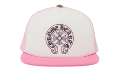 Matty Boy Sex Records Horse Shoe Trucker Hat "White / Pink" CHRM0720