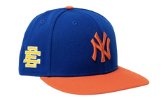 59FIFTY MLB FW21 NY YANKEES FITTED HAT "ERIC EMANUEL - Royal/Team Orange" EE422