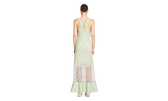 EMBROIDERED CAGE KNIT DRESS "AMANDE" RW DR9033 K033 E24 610