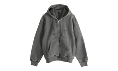 Smooth Stock Pig Dyed Zip Hoodie "BLACK" 1975021 BLAC