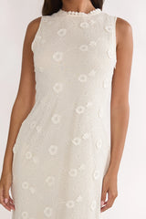 Kensi Sleeveless Crochet Maxi Dress Oat