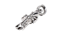 Diamonds Babyfat Cross Charm "18K White Gold" CHRM0813