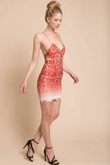 Raquel Floral Dress Rust