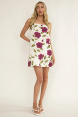That Lady Bow Back Mini Dress Allegra Floral