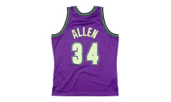 NBA Ray Allen Reload Swingman Jersey "1996 Milwaukee Bucks - Purple" SMJYCP19294 MBUPURP96RAL