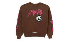 Matty Boy Structure Crewneck Sweatshirt "Brown" CHRM1167