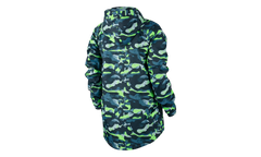 Tech Fleece Camo Windrunner Jacket WMNS "Stratus Blue / Ghost Green" 687611 482