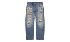 MM6 Maison Margiela Distressed Loose Fit Selvedge Jean "SS26 - Blue" SU27182