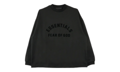 Heavy Jersey Long Sleeve Tee Shirt "Jet Black" 125SP242014F