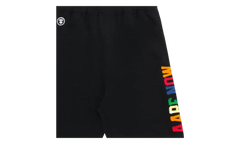 AAPE Multi Color Logo Shorts "Black" P9GYG5ZRC