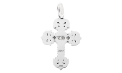 Filigree Cross Pendant "Extra Small - Sterling Silver" CHRM0795