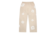 Cotton Wreath Baggy Sweatpants "Cream" DT614