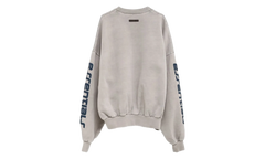 New York Heavy Fleece Cropped Sweatshirt "Smoke Grey" 192HO256891F