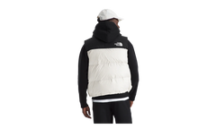 1996 Retro Nuptse Vest "White Dune / TNF Black / Recycled Down" NF0A3JQQGOM