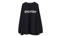 Ponte 90's Reflective Long Sleeve Tee "Vintage Black" 125HO254541F
